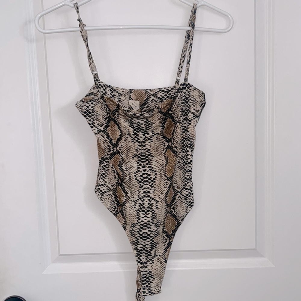 Windsor snakeskin bodysuit